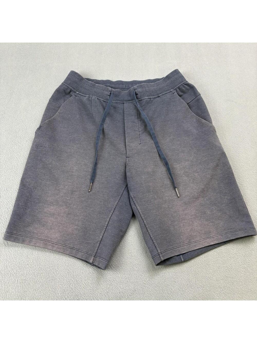 Lululemon Sweat Shorts Men’s Size Medium Gray Sun Faded